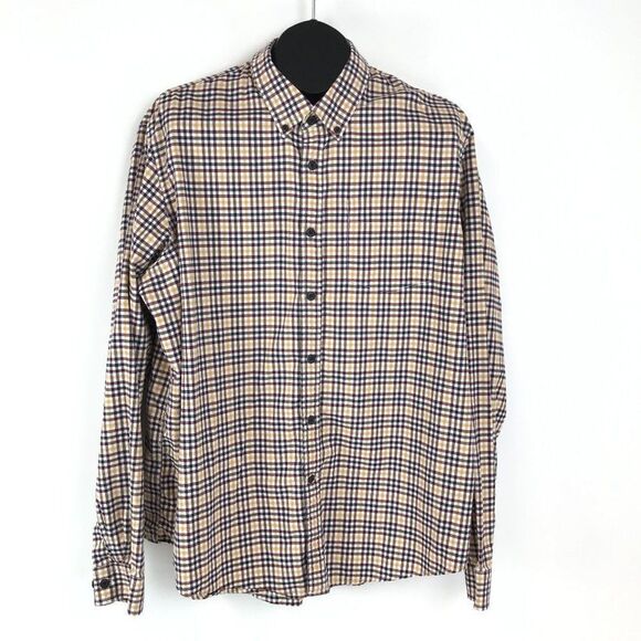 Eddie Bauer Button Down Shirt Men's XXL Relaxed Fit Long Sleeve Casual Cotton - Picture 1 of 8